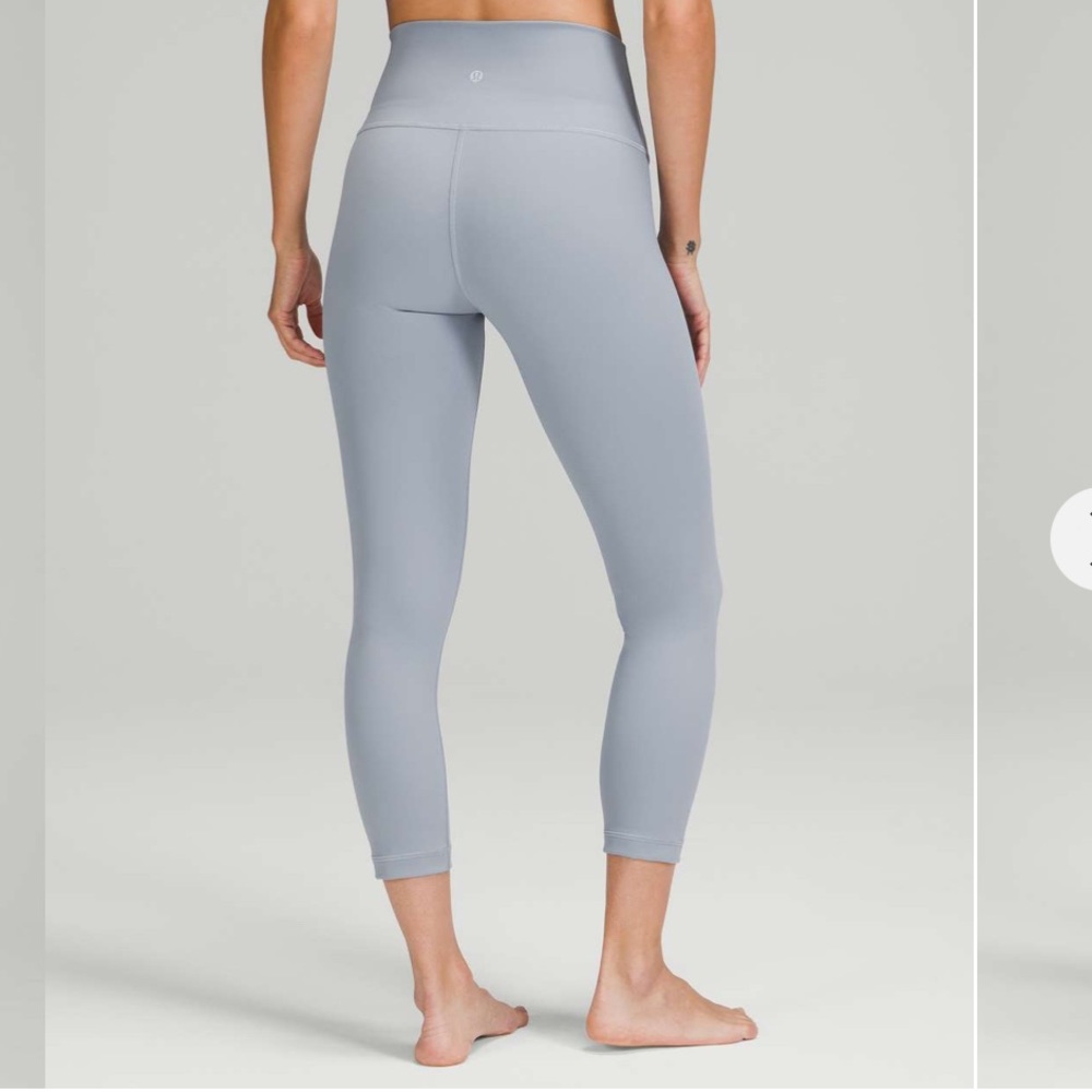 🍋Lululemon Wunder Under High-Rise Crop 23" *Full-On Luxtreme Chambray